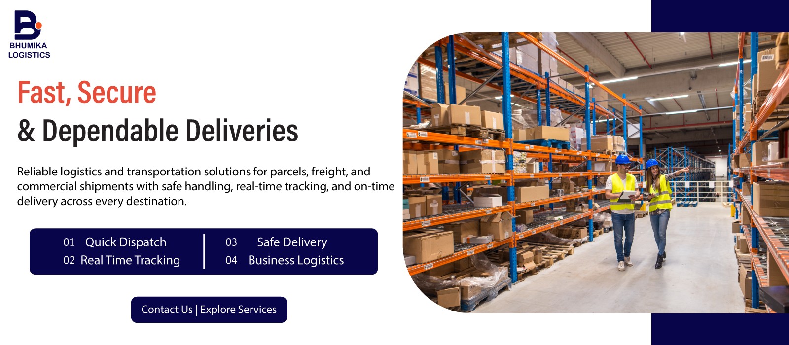 Logistics & Parcel Delivery Service By Bhumika Logistics in Jaipur